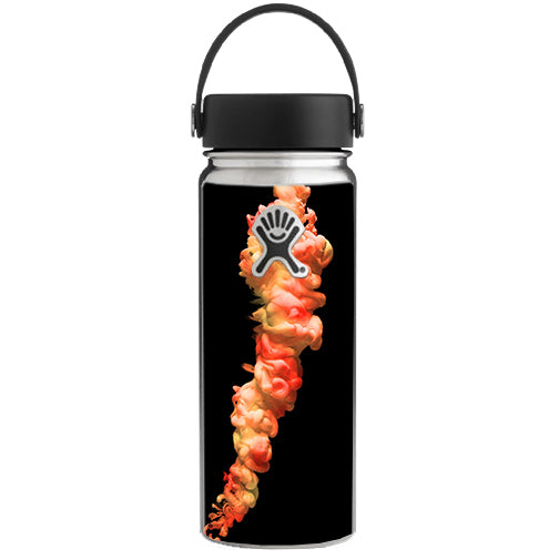  Orange Cloud Smoke Hydroflask 18oz Wide Mouth Skin