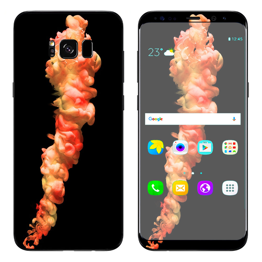  Orange Cloud Smoke  Samsung Galaxy S8 Plus Skin