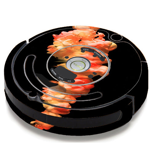  Orange Cloud Smoke iRobot Roomba 650/655 Skin