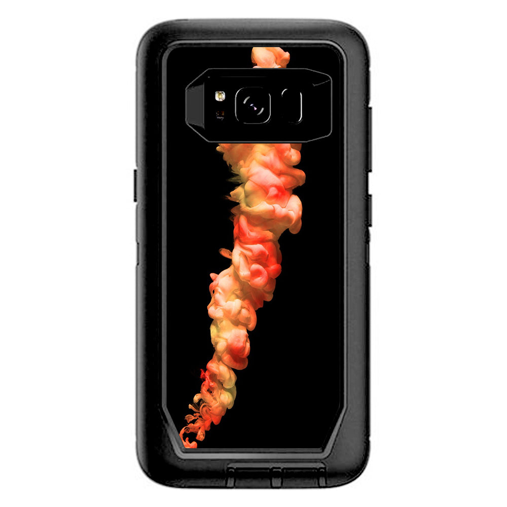  Orange Cloud Smoke  Otterbox Defender Samsung Galaxy S8 Skin