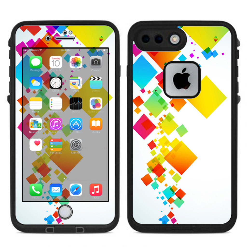  Colorful Abstract Graphic Lifeproof Fre iPhone 7 Plus or iPhone 8 Plus Skin