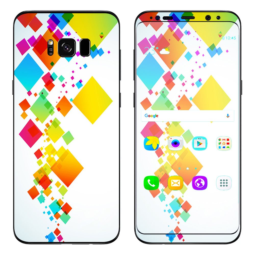  Colorful Abstract Graphic Samsung Galaxy S8 Plus Skin