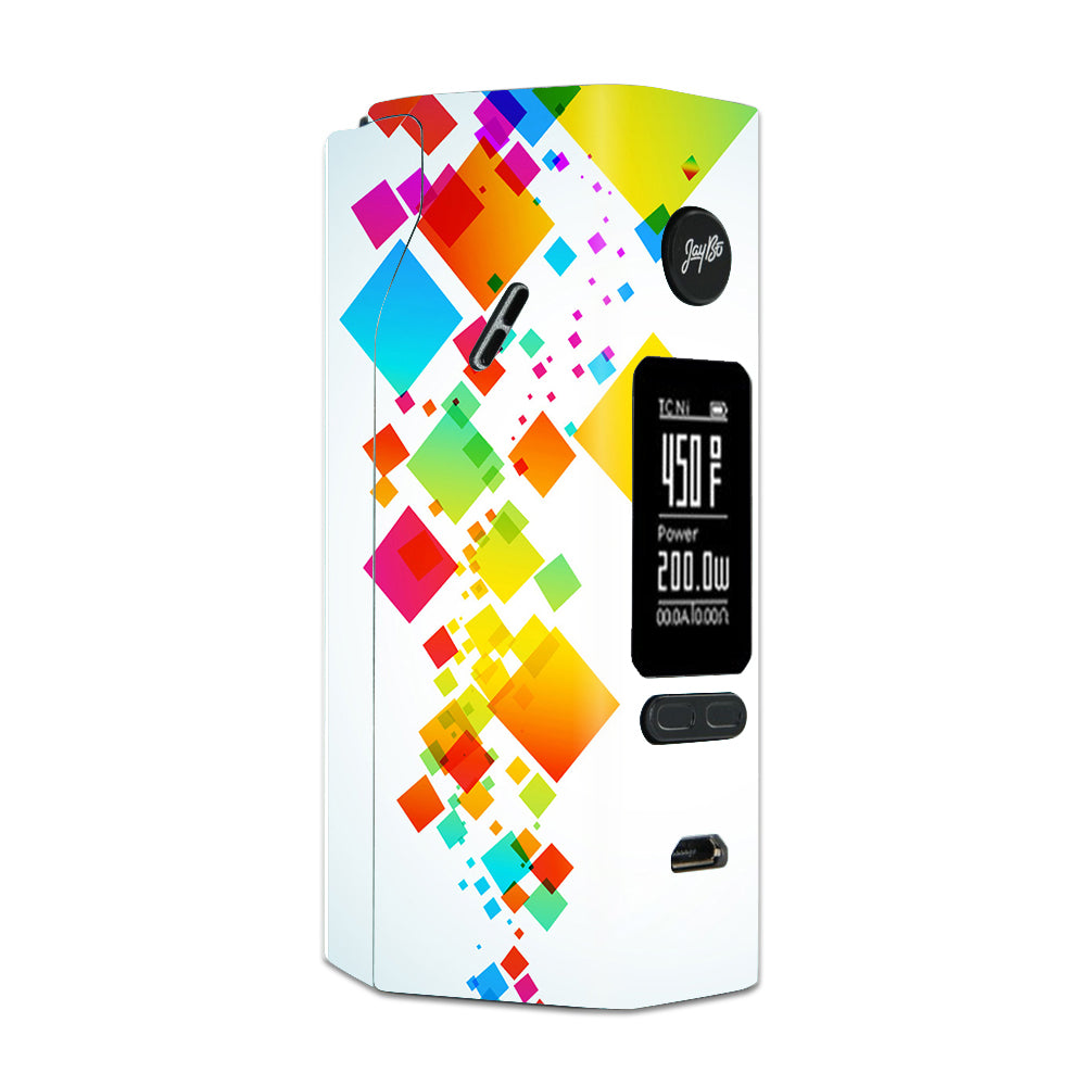  Colorful Abstract Graphic Wismec Reuleaux RX 2/3 combo kit Skin