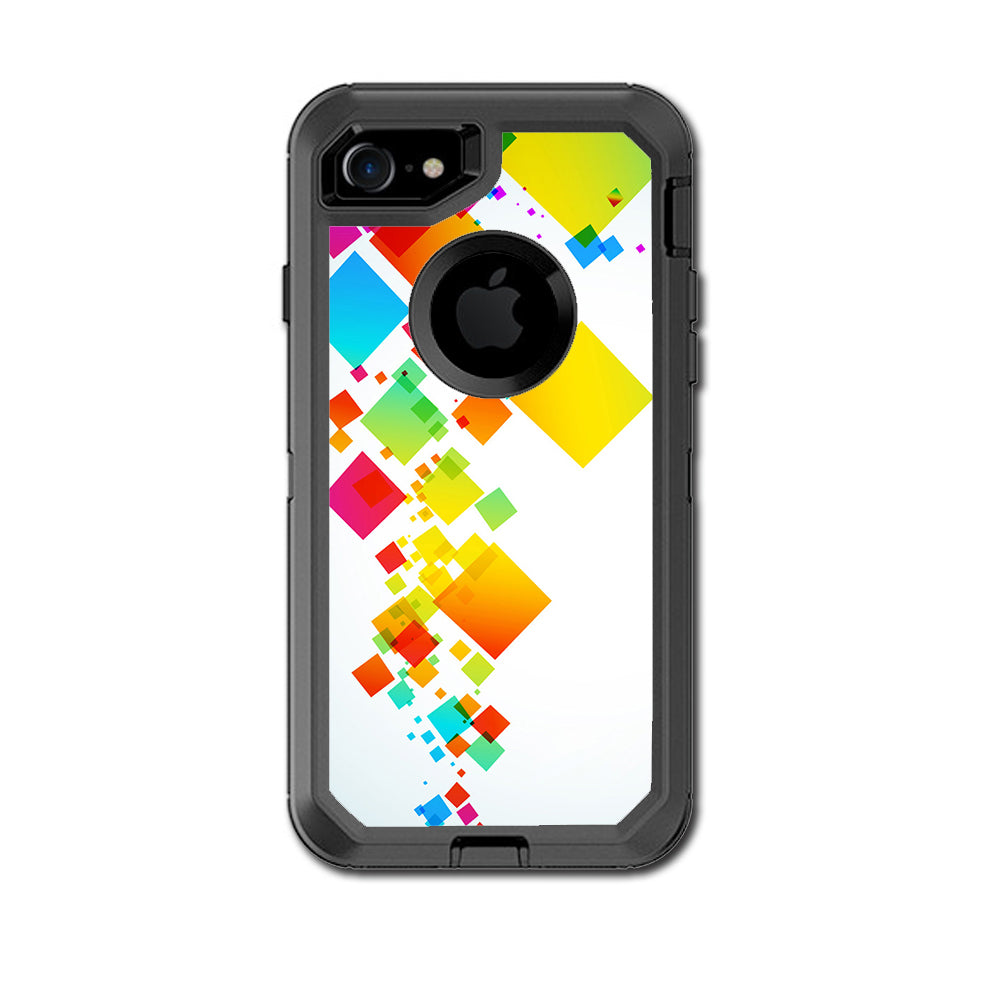  Colorful Abstract Graphic Otterbox Defender iPhone 7 or iPhone 8 Skin