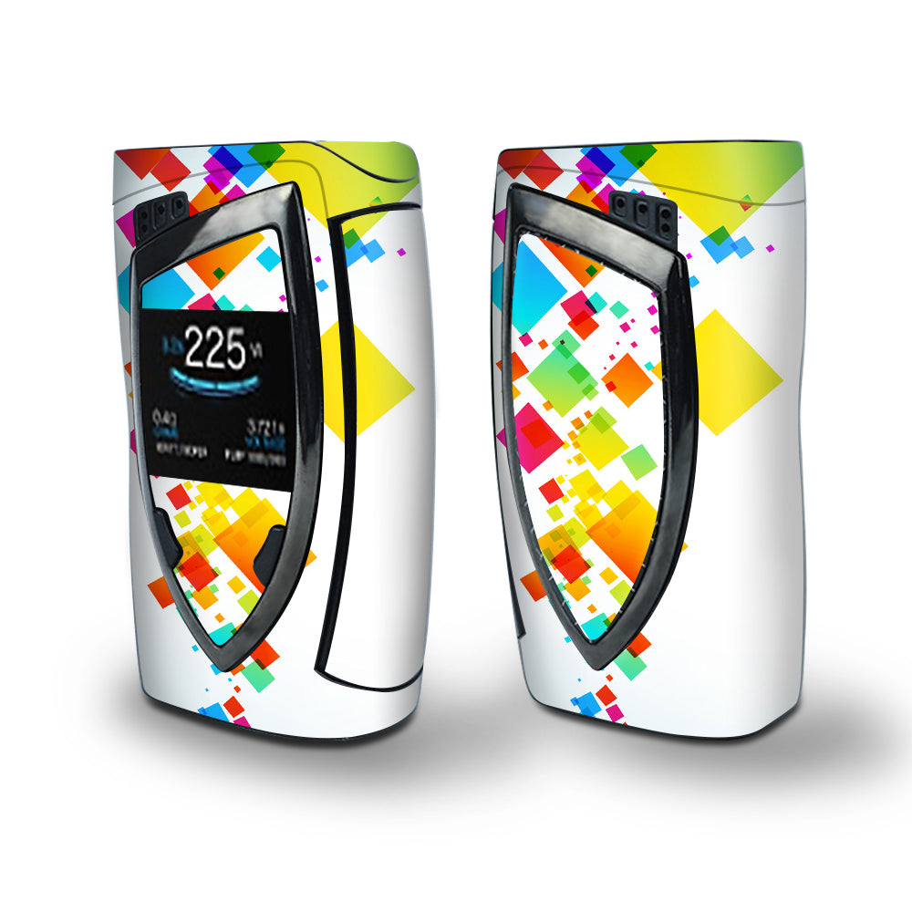 Skin Decal Vinyl Wrap for Smok Devilkin Kit 225w Vape (includes TFV12 Prince Tank Skins) skins cover/ colorful abstract graphic