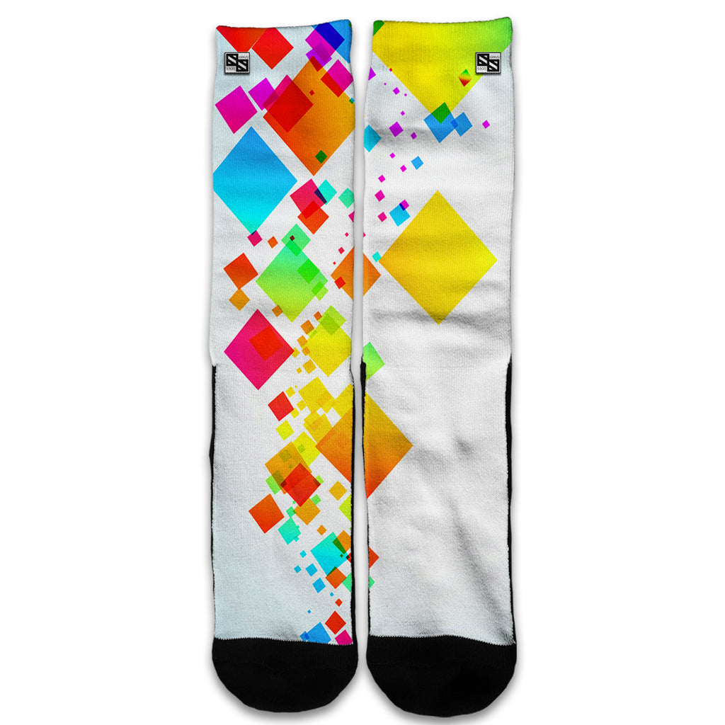  Colorful Abstract Graphic Universal Socks