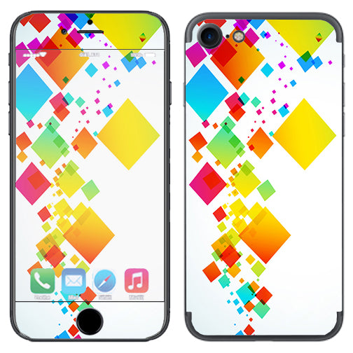  Colorful Abstract Graphic Apple iPhone 7 or iPhone 8 Skin