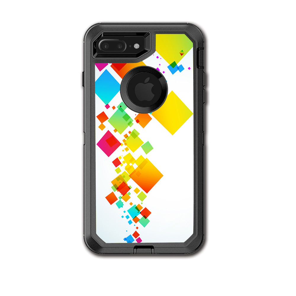  Colorful Abstract Graphic Otterbox Defender iPhone 7+ Plus or iPhone 8+ Plus Skin
