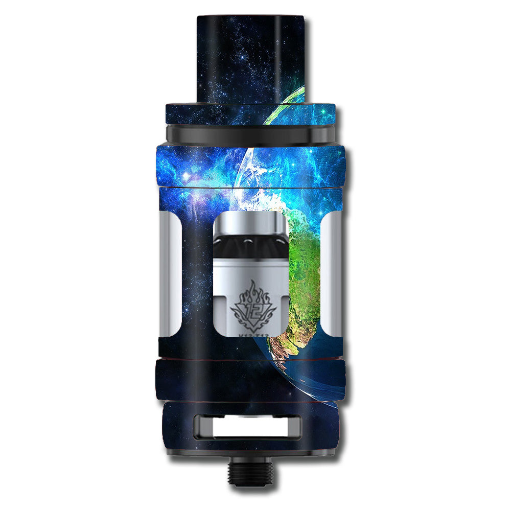  3D Earth Smok TFV12 Tank Skin