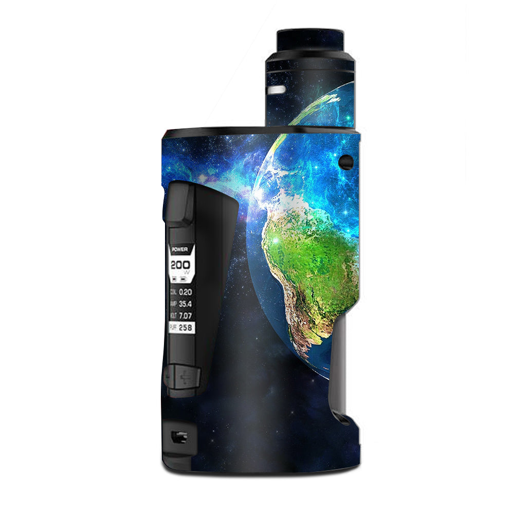  3D Earth  G Box Squonk Geek Vape Skin