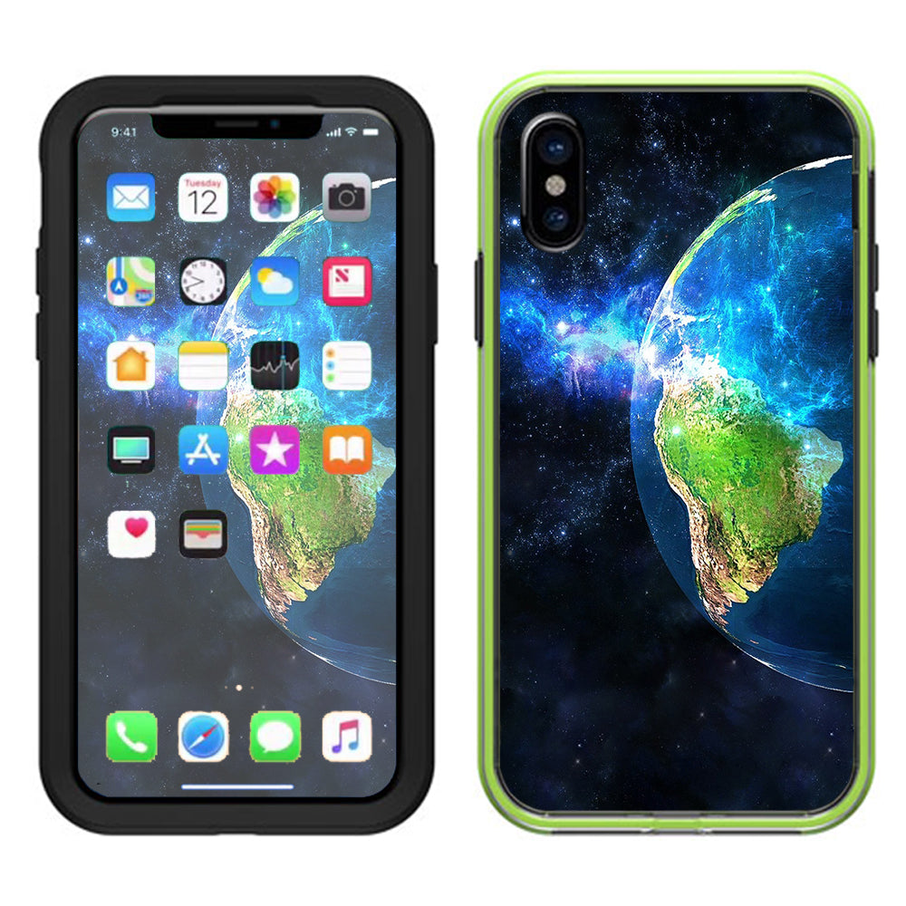  3D Earth  Lifeproof Slam Case iPhone X Skin