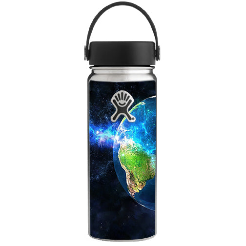  3D Earth Hydroflask 18oz Wide Mouth Skin