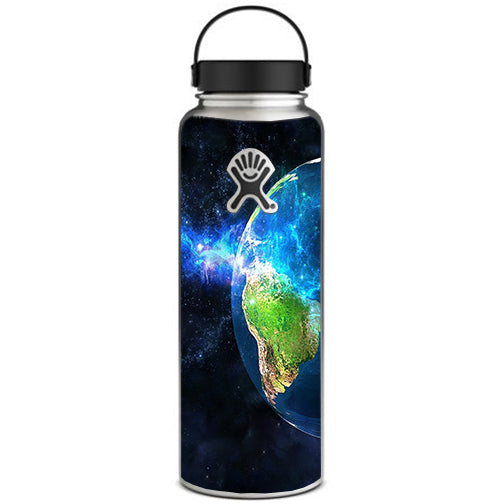  3D Earth Hydroflask 40oz Wide Mouth Skin