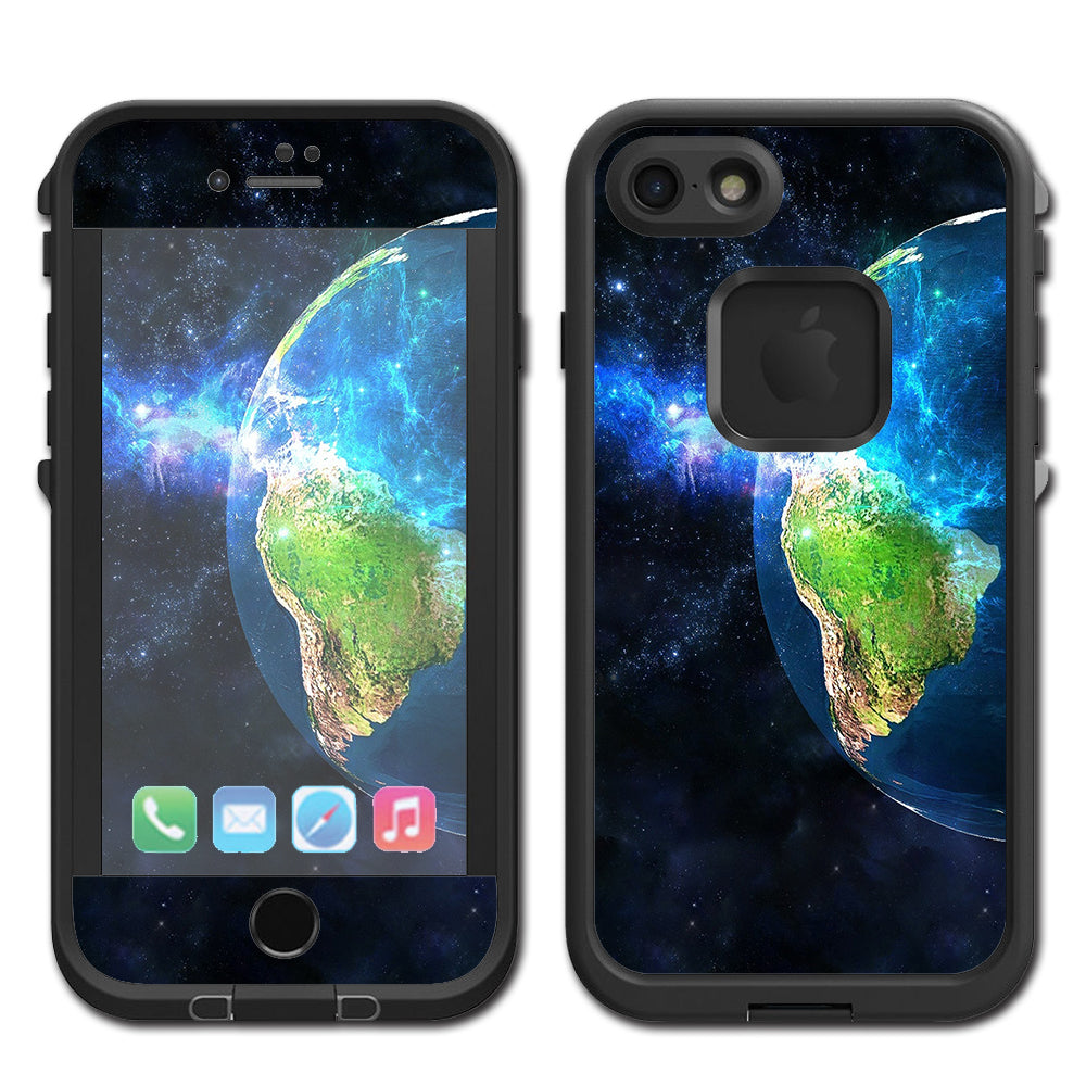  3D Earth Lifeproof Fre iPhone 7 or iPhone 8 Skin