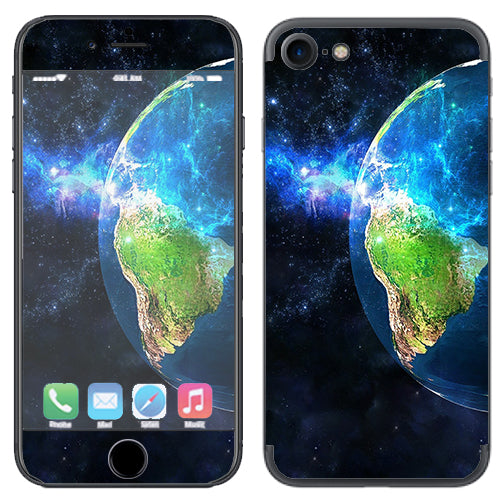  3D Earth Apple iPhone 7 or iPhone 8 Skin