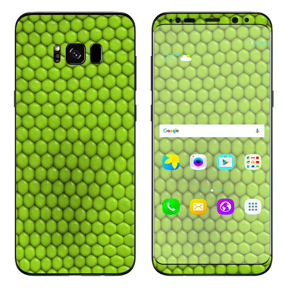  Green Beads Balls Samsung Galaxy S8 Plus Skin