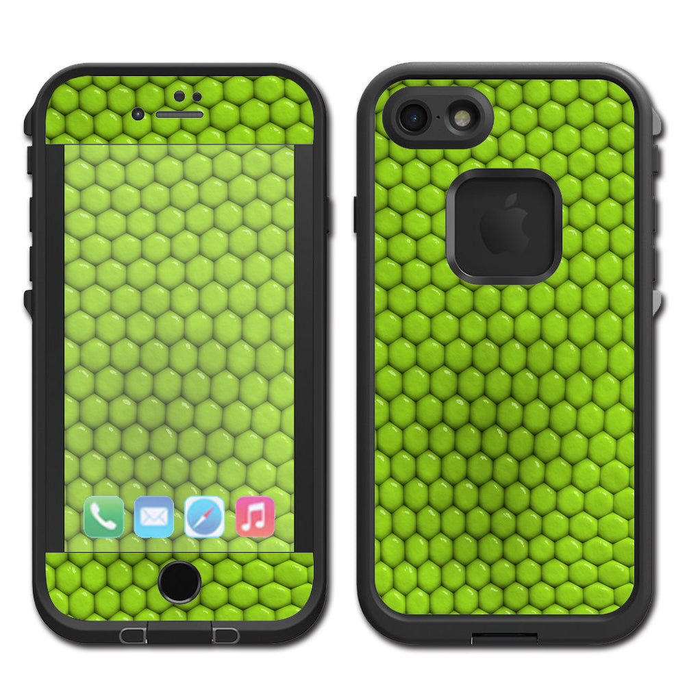  Green Beads Balls Lifeproof Fre iPhone 7 or iPhone 8 Skin