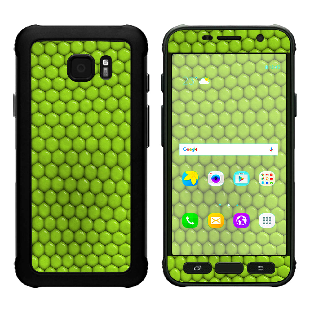  Green Beads Balls Samsung Galaxy S7 Active Skin