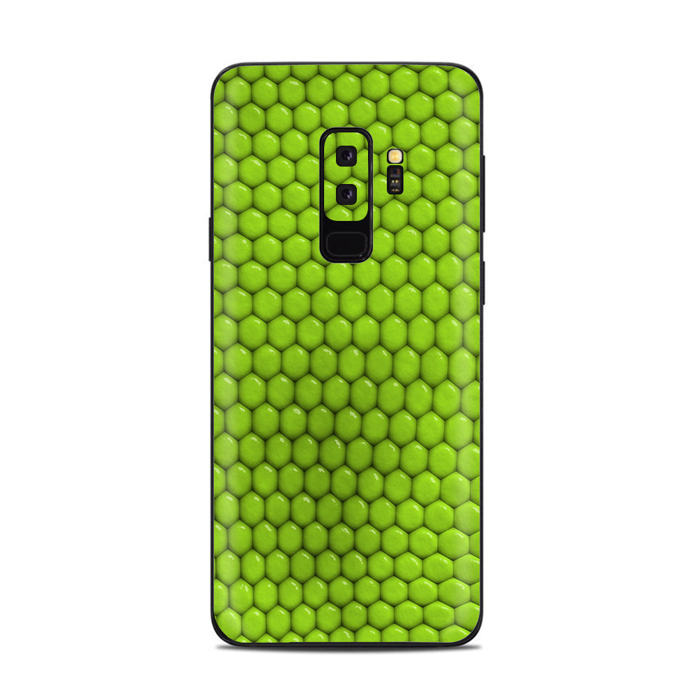  Green Beads Balls Samsung Galaxy S9 Plus Skin