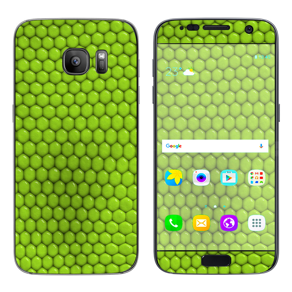  Green Beads Balls Samsung Galaxy S7 Skin