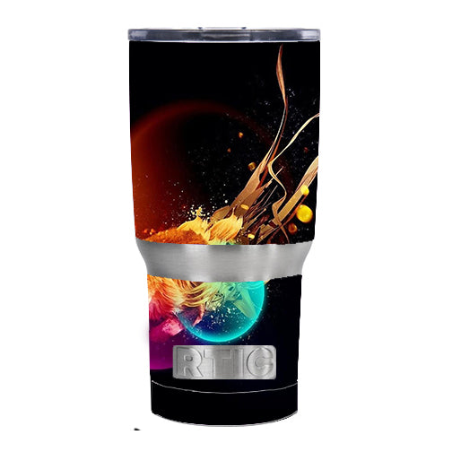  Colorful Lion Planets RTIC 20oz Tumbler Skin