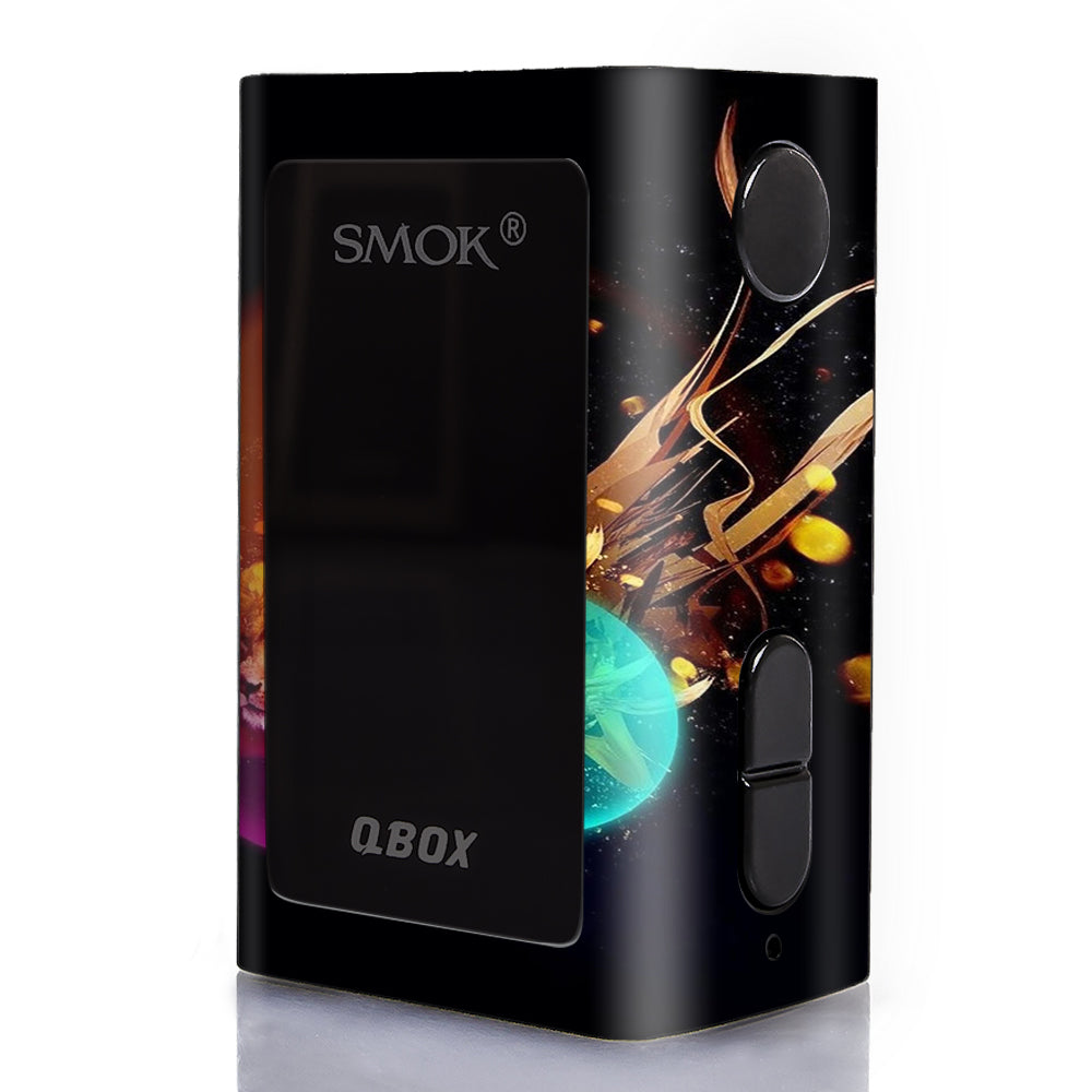  Colorful Lion Planets Smok Q-Box Skin