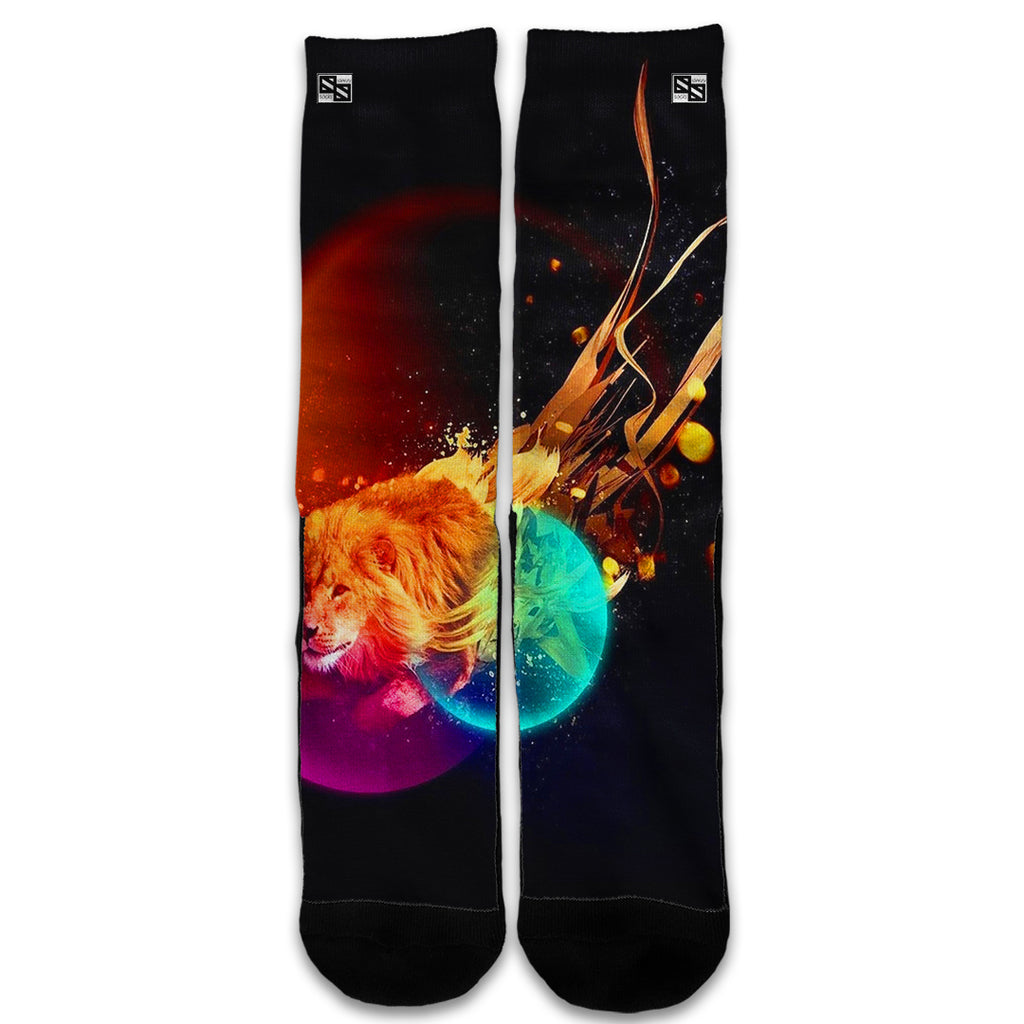  Colorful Lion Planets Universal Socks