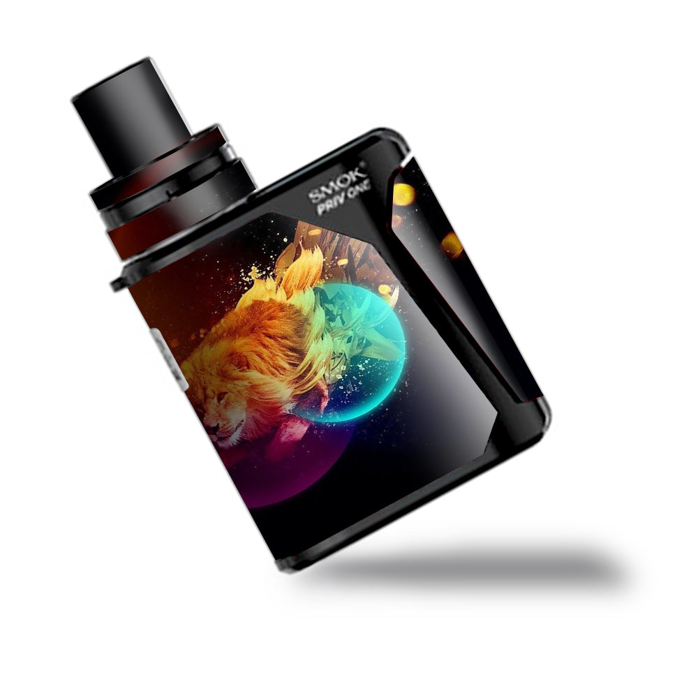  Colorful Lion Planets Smok Priv One Skin