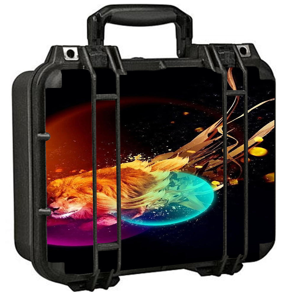  Colorful Lion Planets Pelican Case 1400 Skin