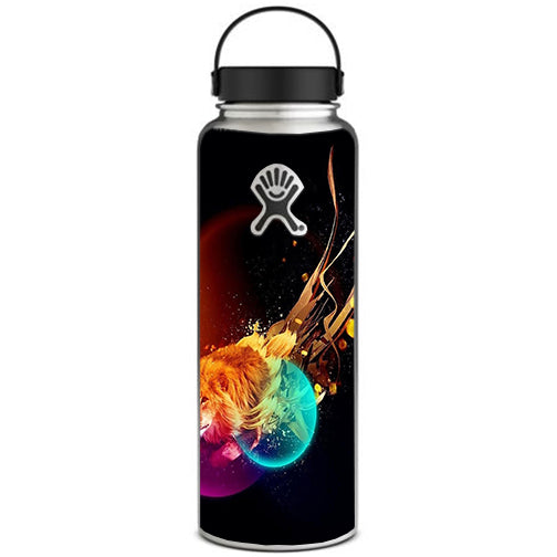  Colorful Lion Planets Hydroflask 40oz Wide Mouth Skin