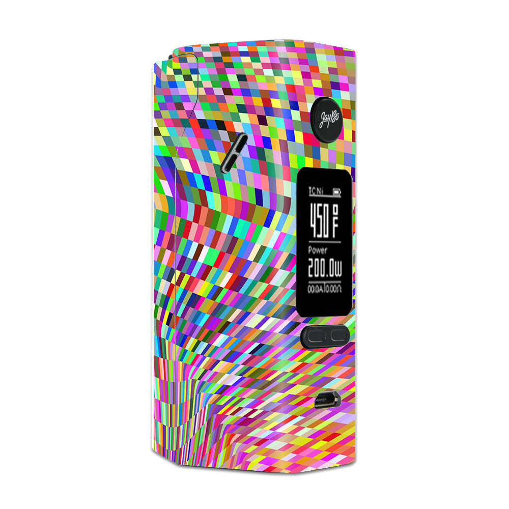  Color Checker Swirl Wismec Reuleaux RX 2/3 combo kit Skin