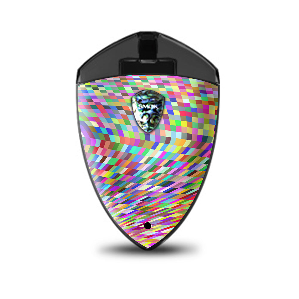  Color Checker Swirl Smok Rolo Badge Skin