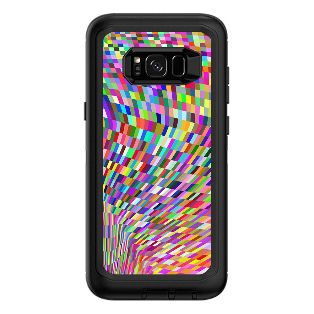  Color Checker Swirl Otterbox Defender Samsung Galaxy S8 Plus Skin