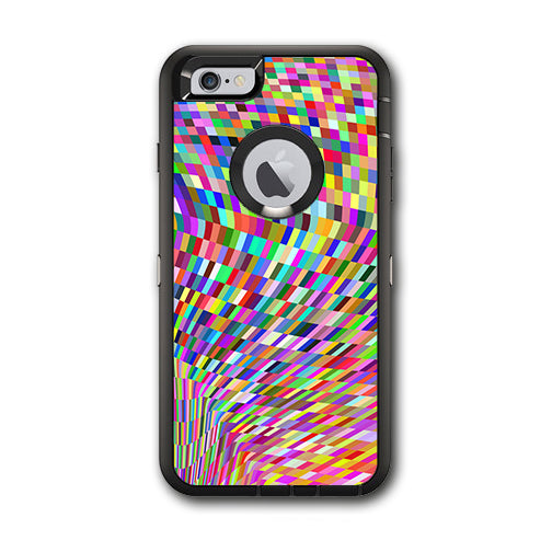  Color Checker Swirl Otterbox Defender iPhone 6 PLUS Skin