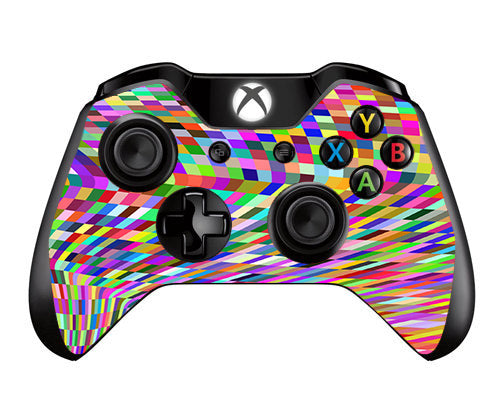  Color Checker Swirl Microsoft Xbox One Controller Skin