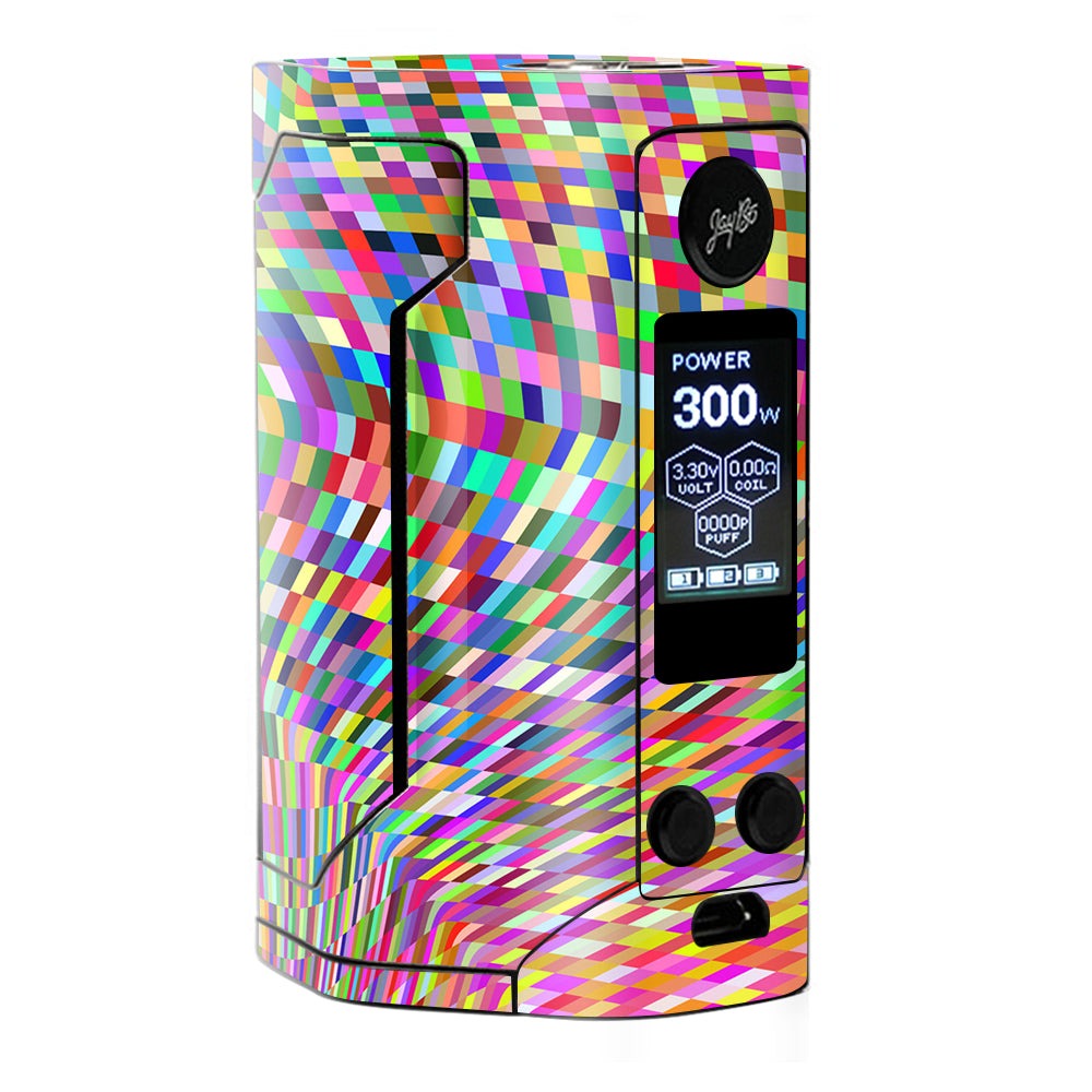  Color Checker Swirl Wismec RX Gen 3 Skin