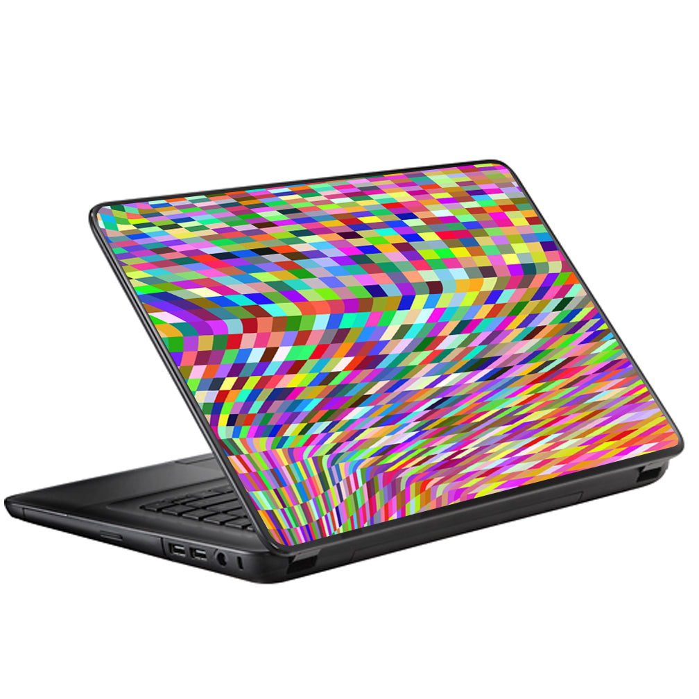  Color Checker Swirl Universal 13 to 16 inch wide laptop Skin