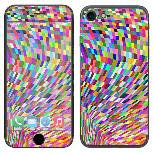  Color Checker Swirl Apple iPhone 7 or iPhone 8 Skin