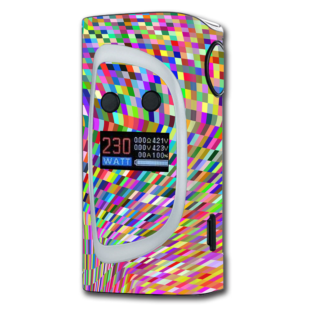  Color Checker Swirl Sigelei Kaos Spectrum Skin