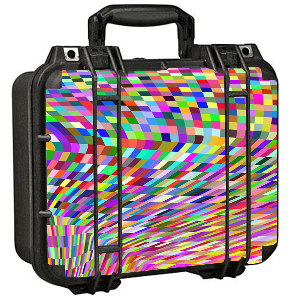 Color Checker Swirl Pelican Case 1400 Skin