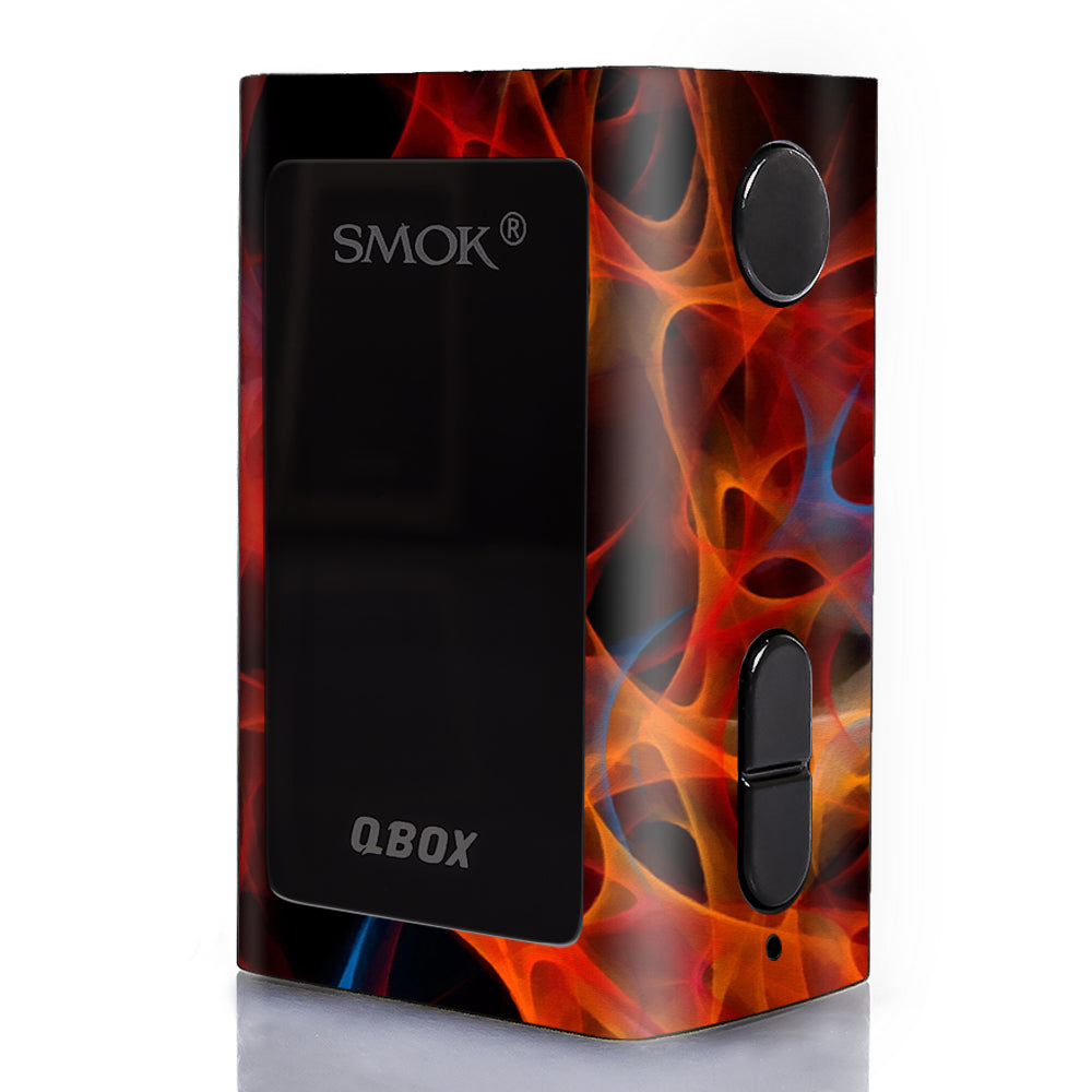  Orange Fire Smok Q-Box Skin