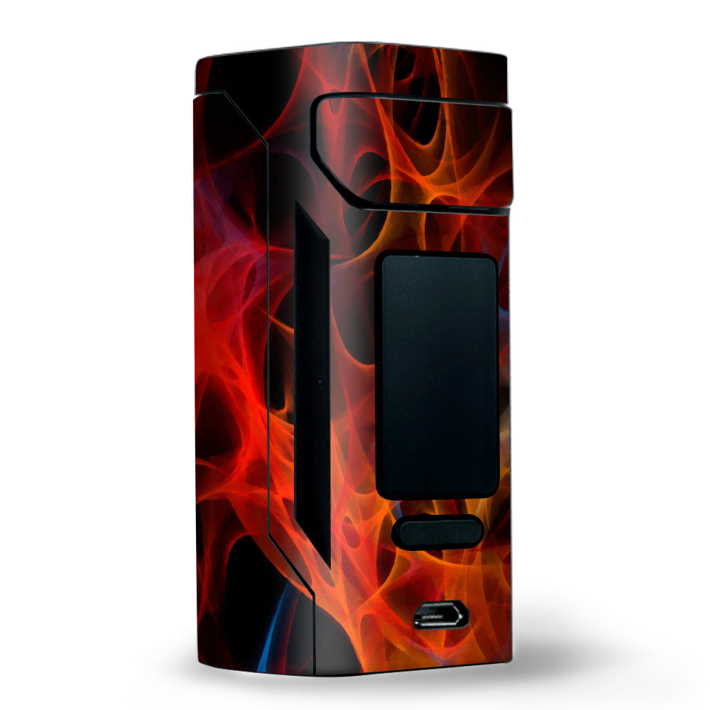  Orange Fire Wismec RX2 20700 Skin