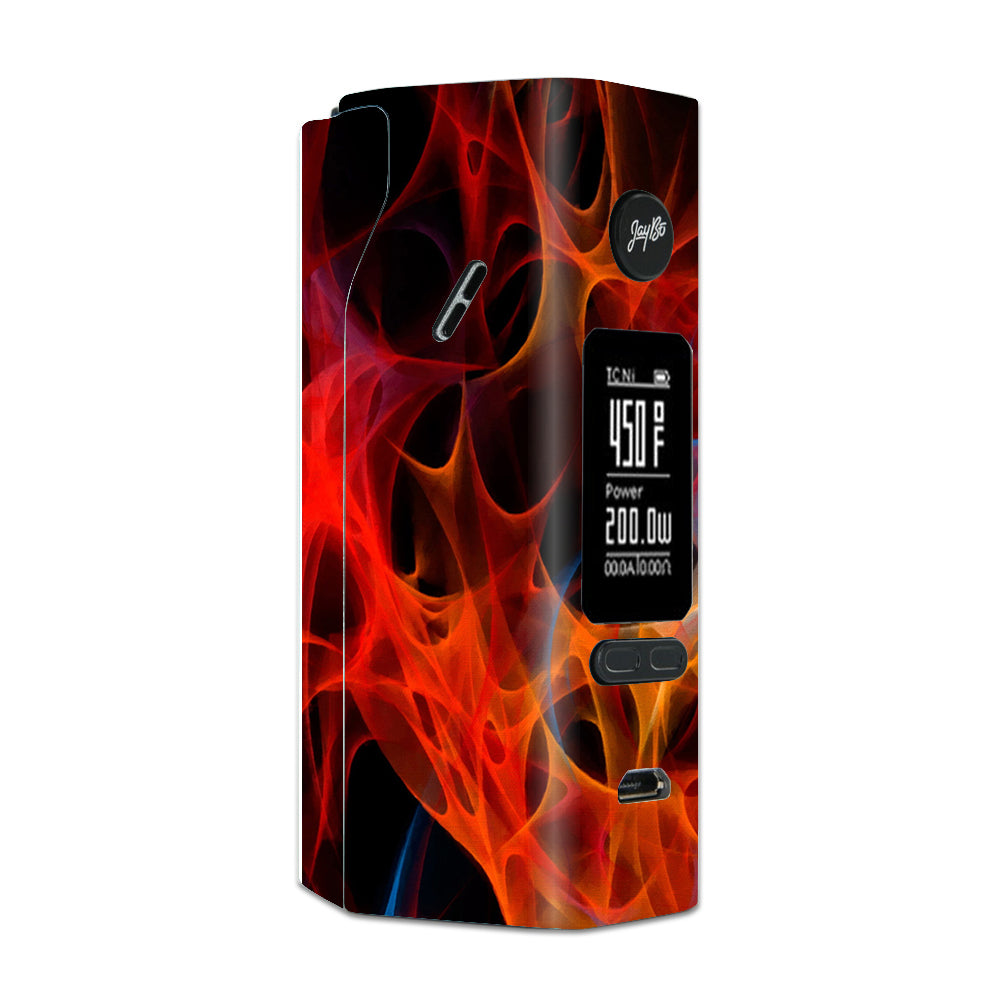  Orange Fire Wismec Reuleaux RX 2/3 combo kit Skin