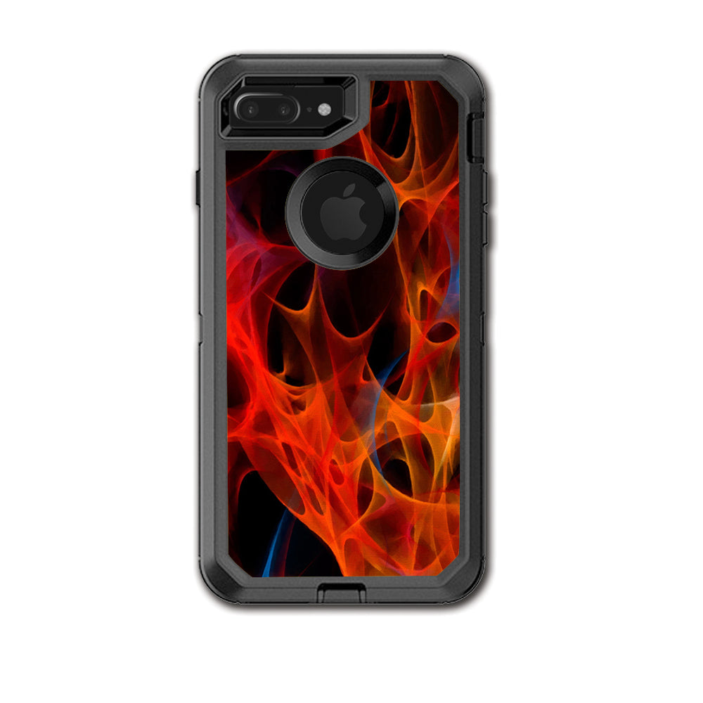  Orange Fire Otterbox Defender iPhone 7+ Plus or iPhone 8+ Plus Skin