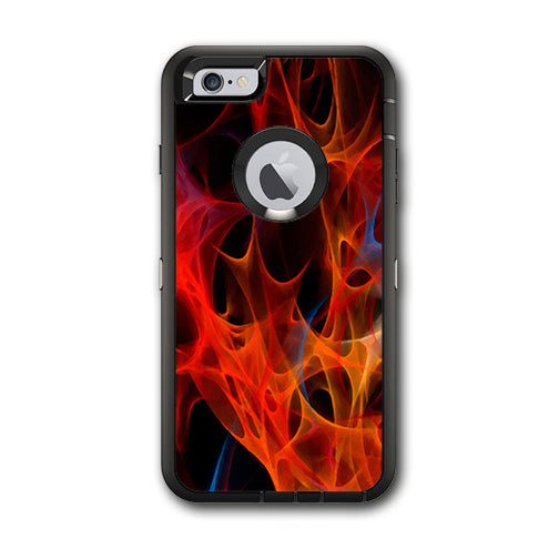  Orange Fire Otterbox Defender iPhone 6 PLUS Skin