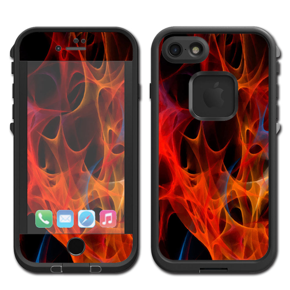  Orange Fire Lifeproof Fre iPhone 7 or iPhone 8 Skin