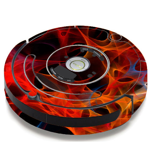  Orange Fire iRobot Roomba 650/655 Skin