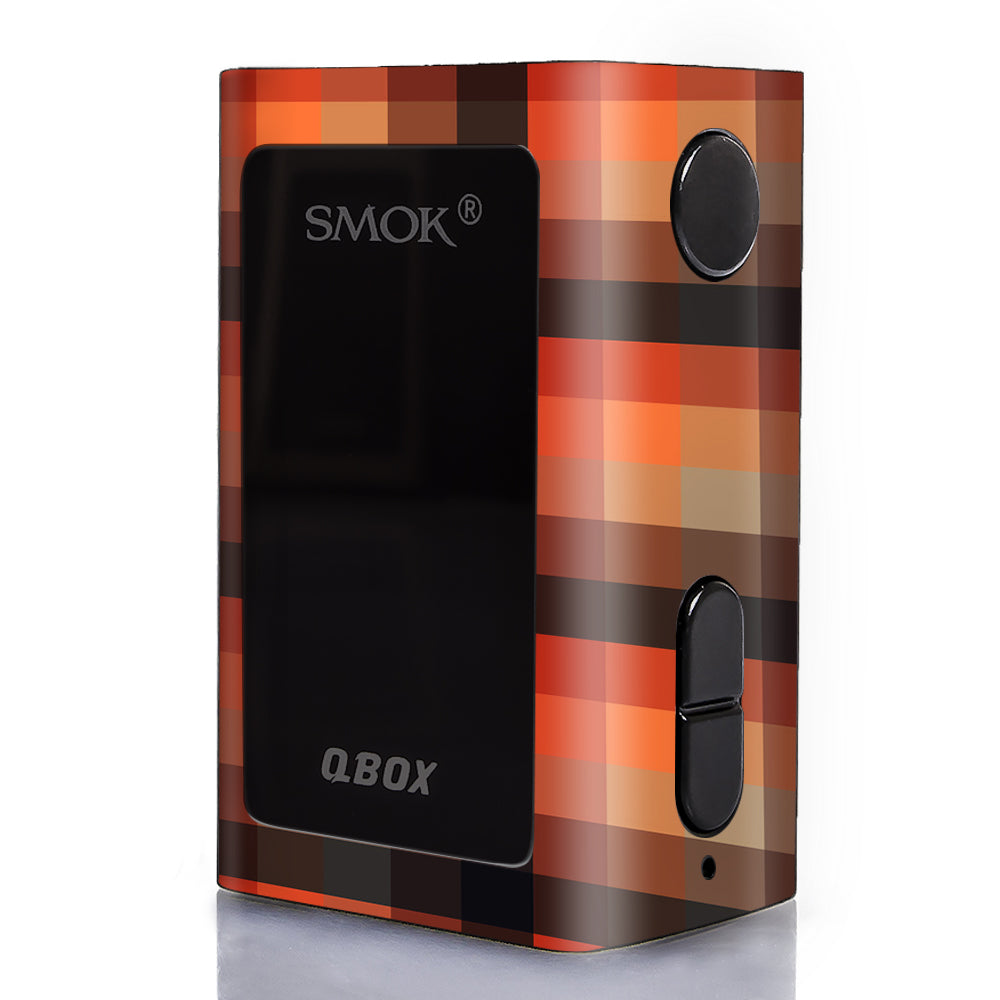  Orange Brown Plaid Smok Q-Box Skin