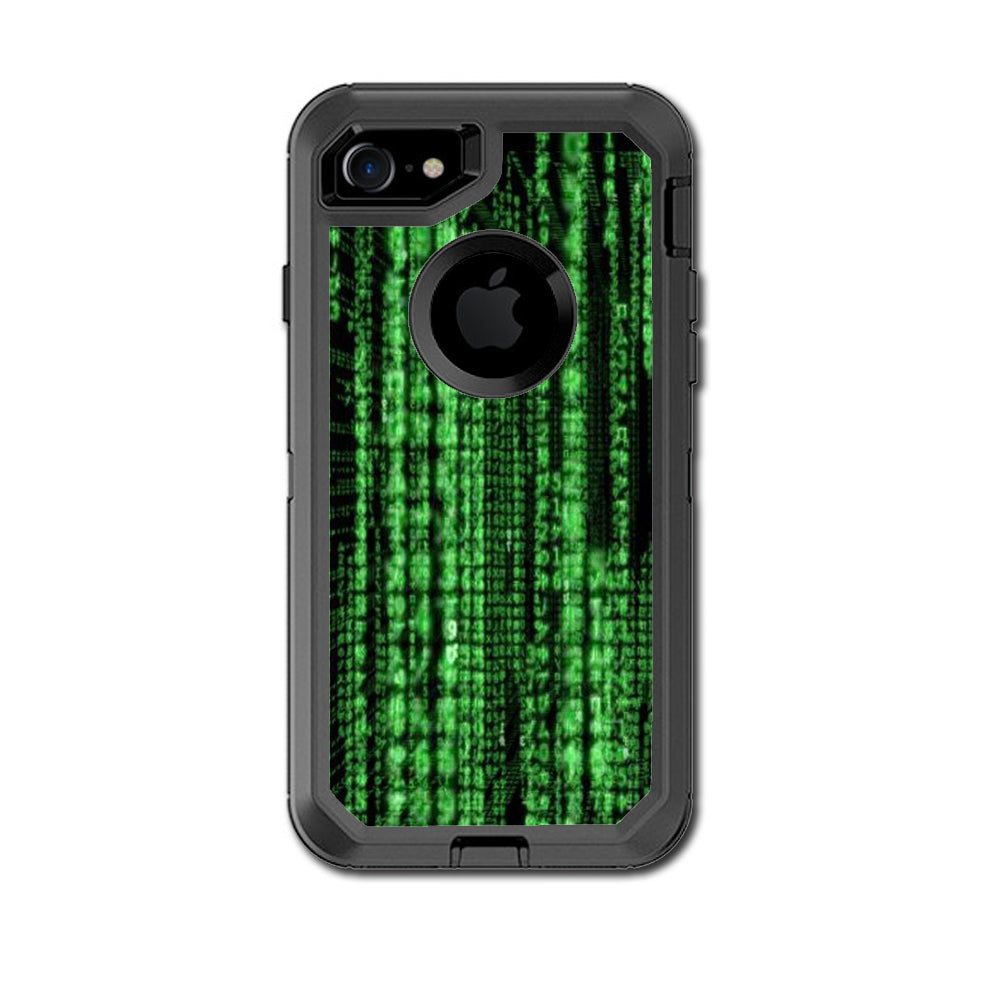  Matrix Code Otterbox Defender iPhone 7 or iPhone 8 Skin