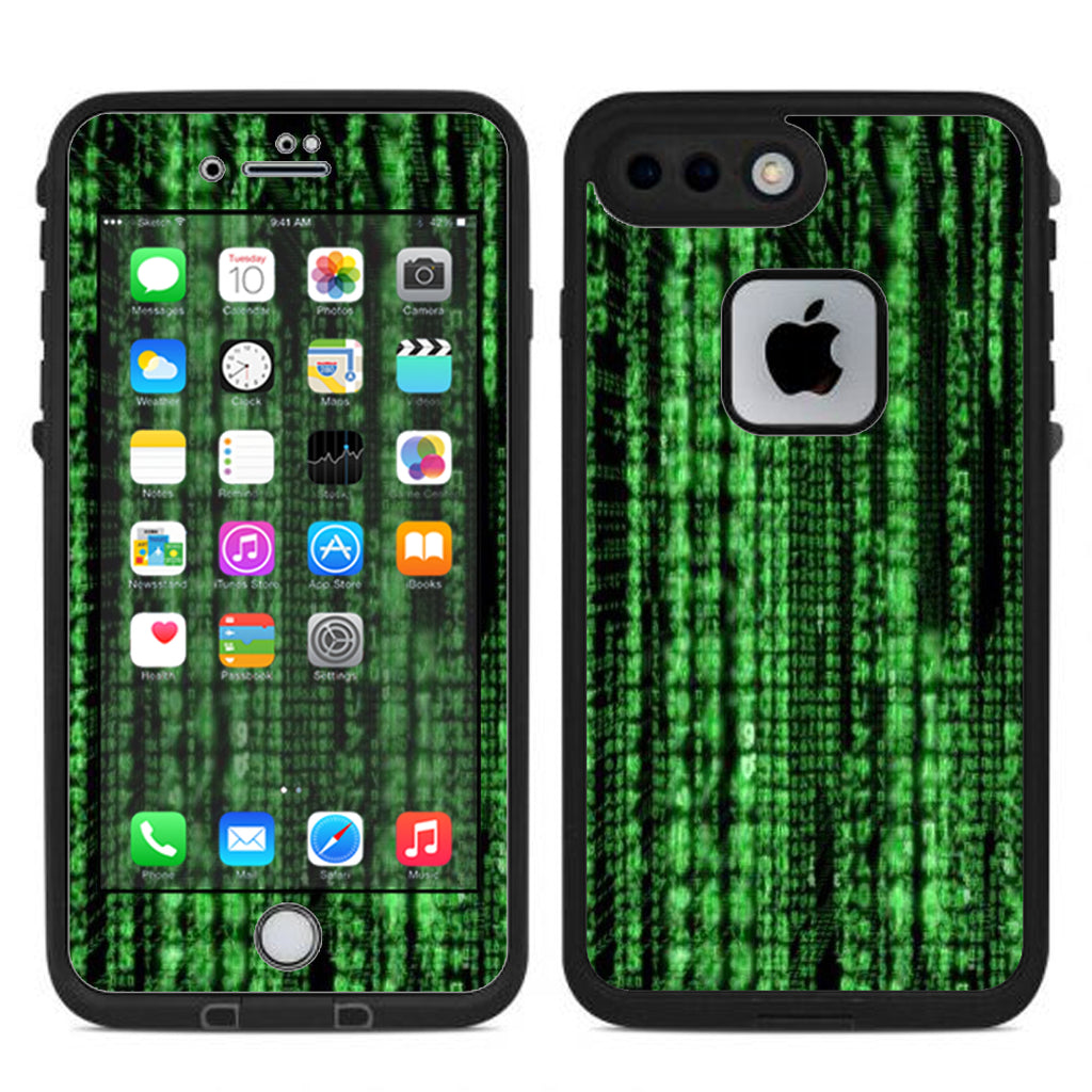  Matrix Code Lifeproof Fre iPhone 7 Plus or iPhone 8 Plus Skin